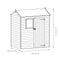 6'x4' Overlap Reverse Apex Shed
