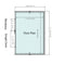 6'x4' Overlap Reverse Apex Shed