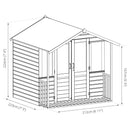 7'x7' Traditional Summerhouse with Veranda