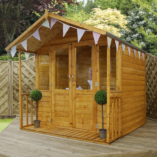 7'x7' Traditional Summerhouse with Veranda