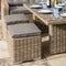 Thornbury Corner Dining Set - Natural Weave