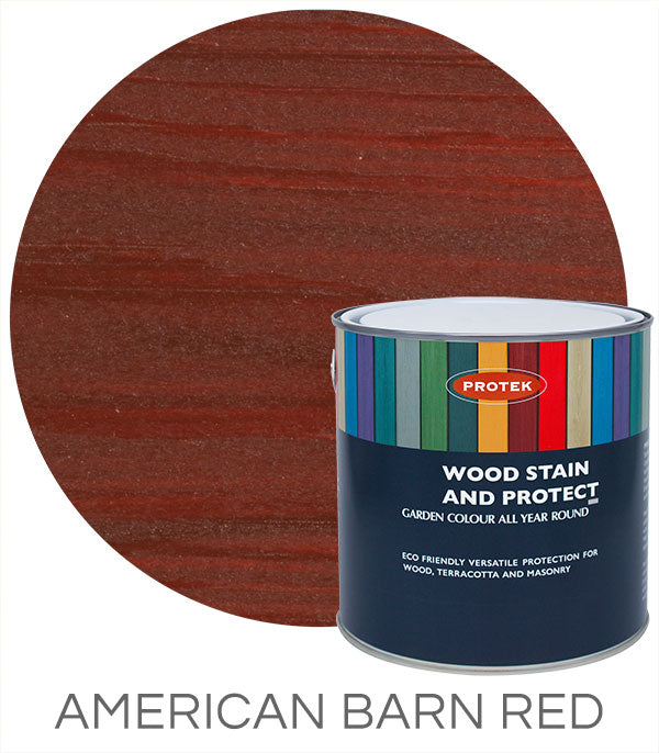 Protek Wood Stain & Protect - American Barn Red