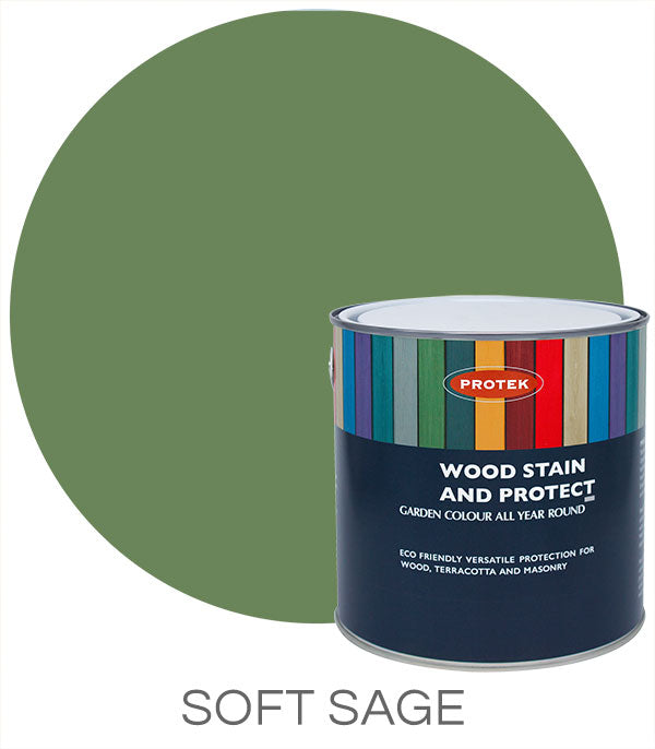 Protek Wood Stain & Protect - Soft Sage